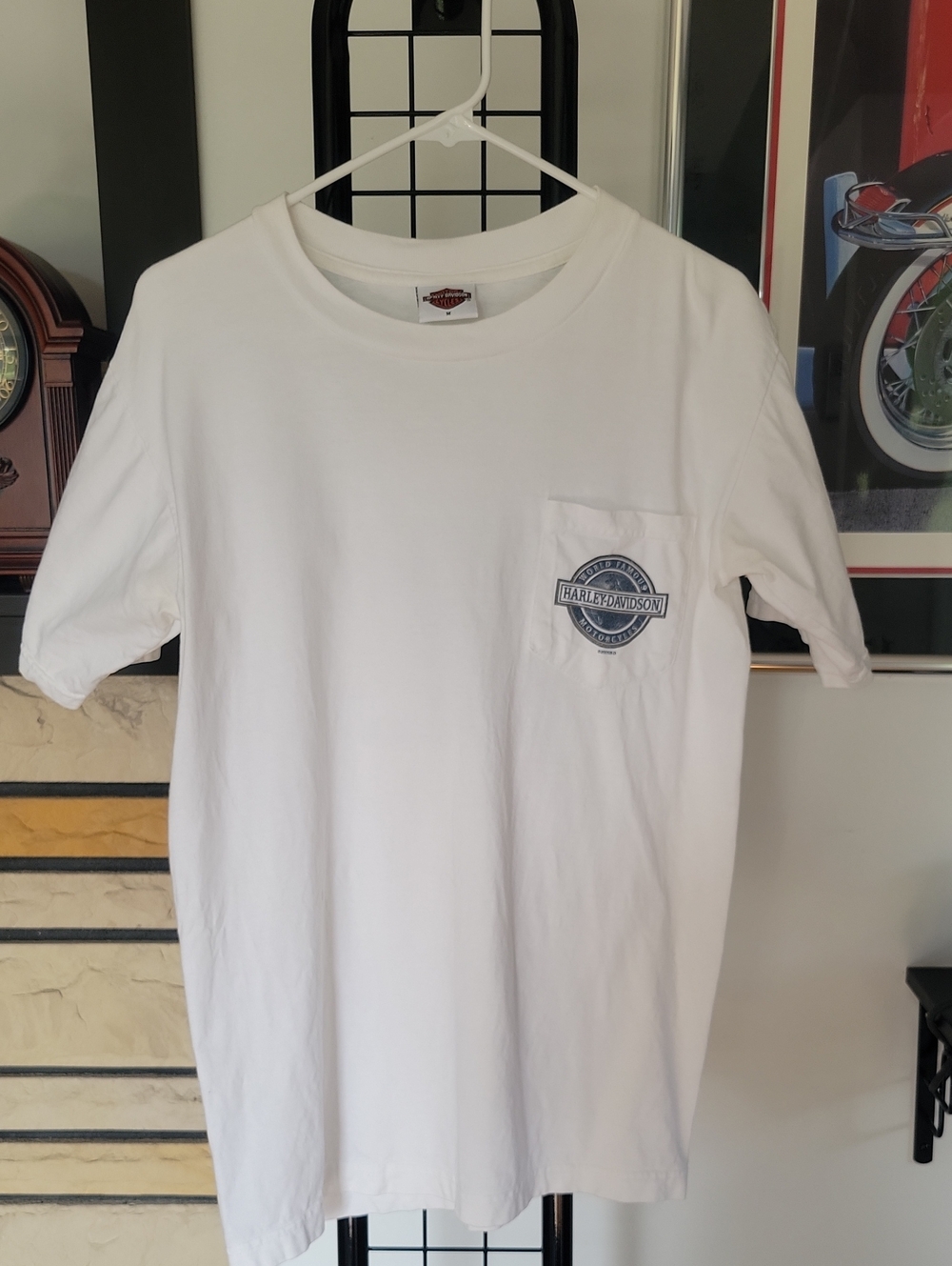 Harley-Davidson T-shirt Medium White Vintage